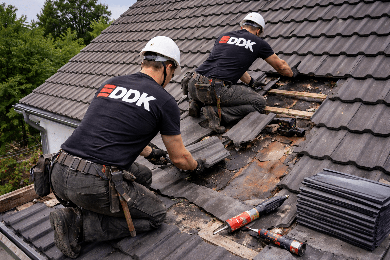 Dachreparatur – DDK Bedachung Kamen